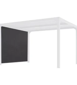 Coperture Per Esterno E Accessori-Habrita Tenda accessoria con binario per pergola bioclimatica da esterno "per2430bi" e "per3630bi", 280x220 cm