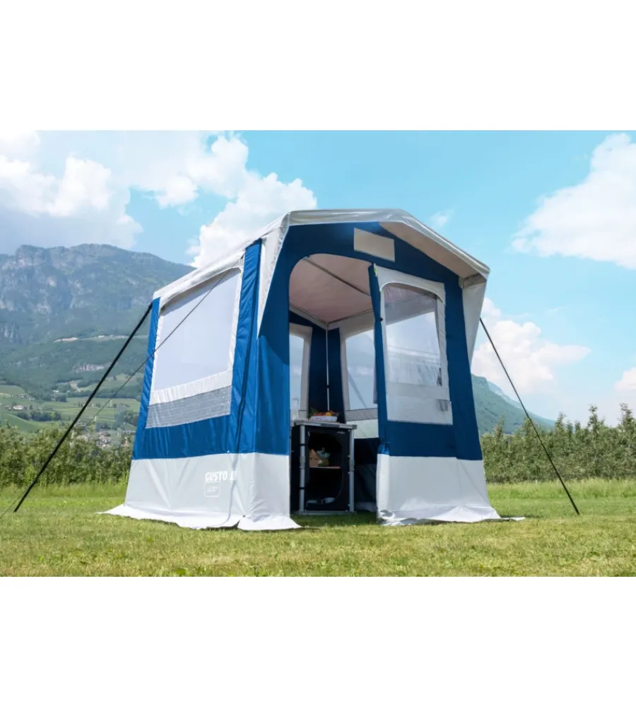 Campeggio-Brunner Tenda cucina da campeggio "gusto iii ng" blu 200x200x195/215 cm