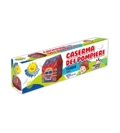 Outlet Tenda da esterno per bambini modello caserma dei pompieri, 95x72x105 cm Giochi E Casette Bimbo