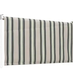 Outlet Tenda da sole a caduta essenza righe verdi h 250x200 cm Coperture Per Esterno E Accessori