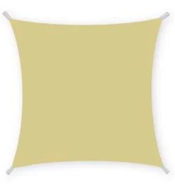 Sale Tenda vela da esterno quadrata ombreggiante essenza in poliestere colore beige 3x3 metri Coperture Per Esterno E Accessori