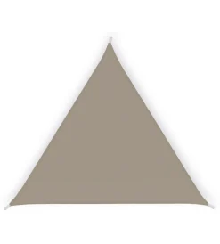 Online Tenda vela da esterno triangolare ombreggiante essenza poliestere colore tortora  5x5x5 metri Coperture Per Esterno E Accessori