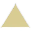 Coperture Per Esterno E Accessori- Tenda vela da esterno triangolare ombreggiante essenza in poliestere colore beige, 3,6x3,6x3,6 metri