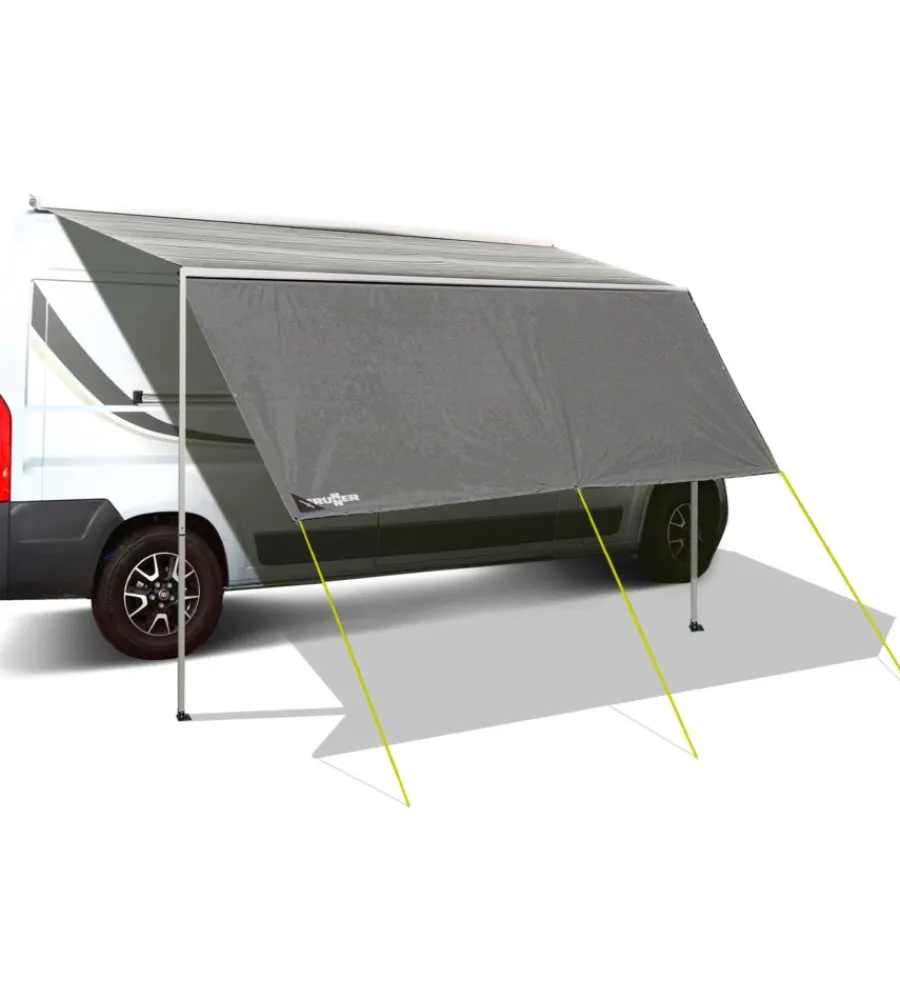 Campeggio-Brunner Tendalino parasole per veicoli "sunny view" in polietilene, 240x190 cm.