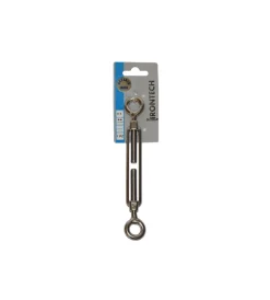 New Tenditore a 2 occhi m8 mm. in acciaio inox a4 - aisi 316 Sistemi Di Fissaggio