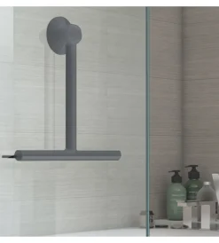 Accessori Bagno|Tergivetro gedy "gummy" con fissaggio a ventosa grigio