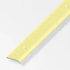 Alfer aluminium Ferramenta Per Mobili E Infissi|Terminale  25 x 6  alluminio ottonato  forato  1 metro.