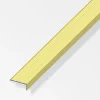 Alfer aluminium Ferramenta Per Mobili E Infissi|Terminale alluminio oro 25 x 8 aa sv 1 metro.