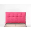 Clearance Testiera piazza e mezza in tessuto trapuntato "soffy" fucsia 120 cm Letti E Comodini