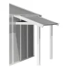 Grosfillex Casette Da Giardino|Tettoia laterale in pvc per abitazioni e casette deco e utility da 7,5 e 11 m² - cod. 22500136