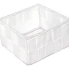 Accessori Bagno- Tex organizer 12x12x7 bianco