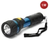 Clearance Torcia led in alluminio e gomma, 70 lumen, 1w 2aa Illuminazione Per Interno