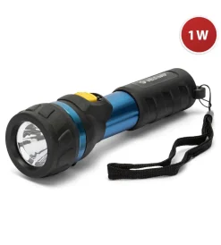 Clearance Torcia led in alluminio e gomma, 70 lumen, 1w 2aa Illuminazione Per Interno
