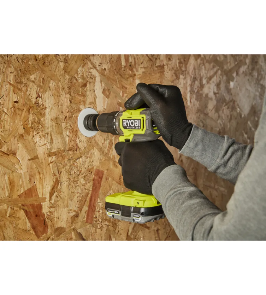 Trapani E Avvitatori-Ryobi Trapano a percussione a batteria "rpd18bl1-0" 18v, solo corpo macchina