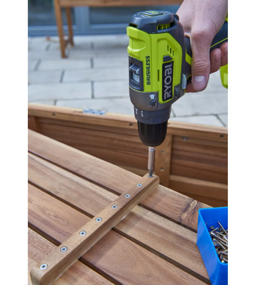 Trapani E Avvitatori-Ryobi Trapano avvitatore a batteria "r18dd5-0" 18v, solo corpo macchina
