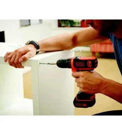 Trapani E Avvitatori-Black+Decker Trapano avvitatore a batteria compatto 
