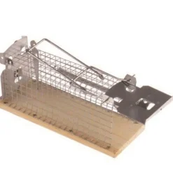 Sale Trappola per topi a galleria con base in legno, 150x70x160 mm Coltivazione E Cura