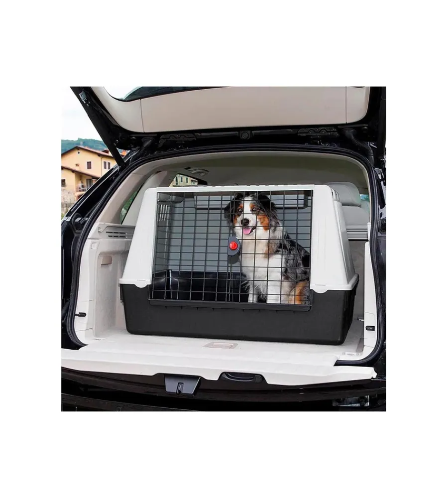 Ferplast Trasportini Per Cane|Trasportino per cani per viaggi in auto "atlas car 100", 100x60x66 cm -