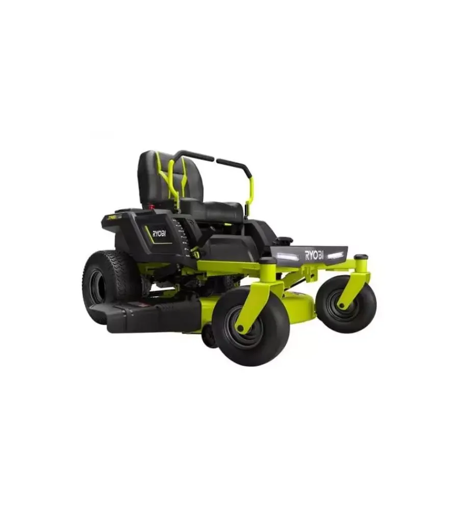 Ryobi Trattorini Tagliaerba|Trattorino tagliaerba a batteria "ztr480ex" taglio 106 cm 48v -  raggio zero con scarico laterale