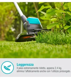Gardena Decespugliatori|Trimmer a batteria "easy cut 23" 18v 2ah e caricabatterie