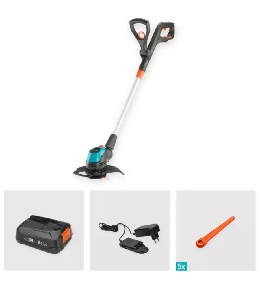 Gardena Decespugliatori|Trimmer a batteria "easy cut 23" 18v 2ah e caricabatterie