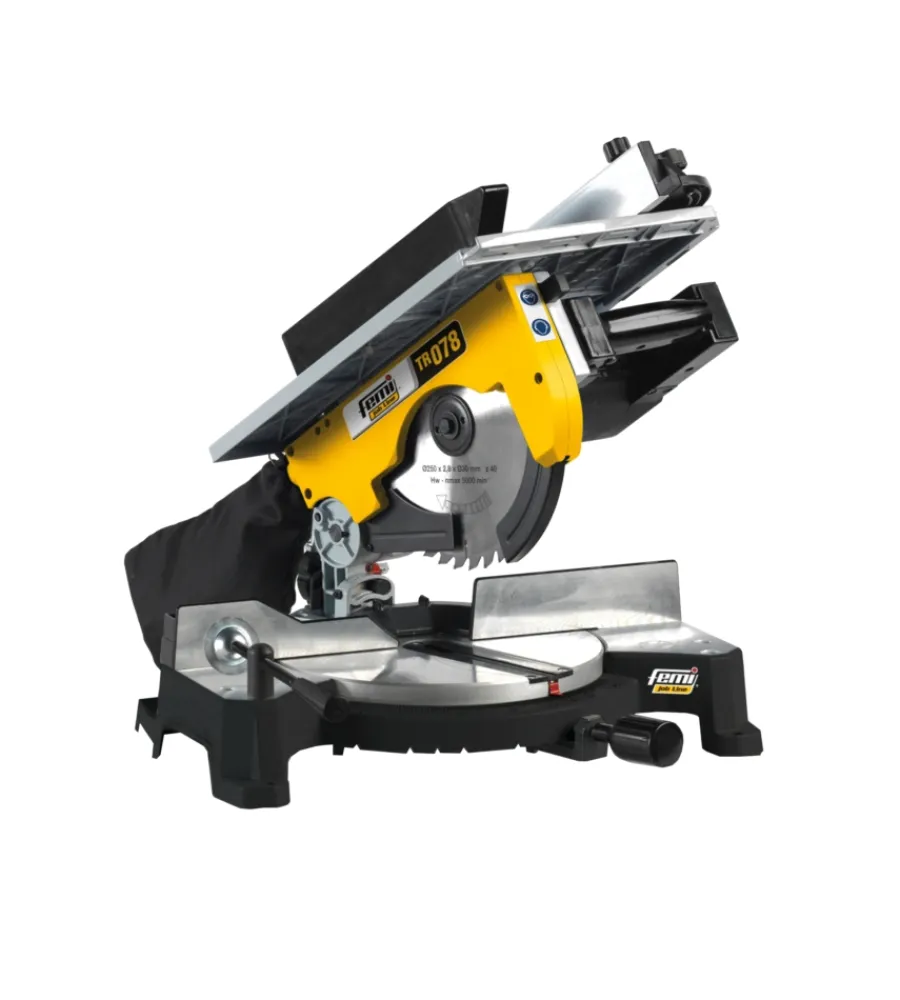 Troncatrici-Femi Troncatrice con sega circolare "tr078 job line" 250 mm 1800 w