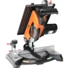 Troncatrice portatile "orange 210" in alluminio con motore a spazzole e lama con diametro 210 mm, 1200 w 5000 giri/mm Troncatrici