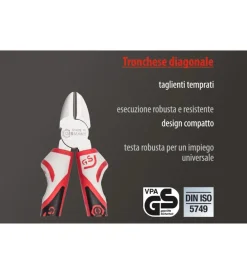 Pinze E Tenaglie|Tronchese diagonale 3k 145 mm.