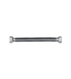 Accessori Gas|Tubo giunto acqua flessibile ed estensibile in acciaio inox 200/400mm m/f 1/2"