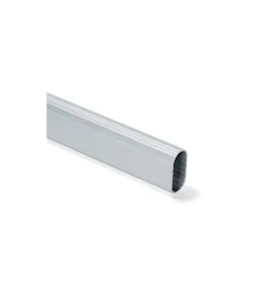 Ferramenta Per Mobili E Infissi- Tubo per armadi ovale in alluminio millerighe 90 cm.