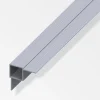 Alfer aluminium Ferramenta Per Mobili E Infissi|Tubo quadrato 23.5 2lati alluminio - 1 metro.