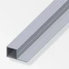 Ferramenta Per Mobili E Infissi-Alfer aluminium Tubo quadrato 29x15,5 in alluminio naturale - 1 metro.