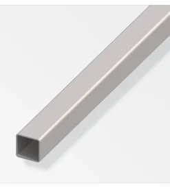 Ferramenta Per Mobili E Infissi-Alfer aluminium Tubo quadrato 30x30x1 acciaio - 2 metri.