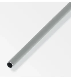 Ferramenta Per Mobili E Infissi-Alfer aluminium Tubo tondo alluminio 8 bril - 1 metro.