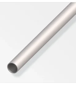 Ferramenta Per Mobili E Infissi-Alfer aluminium Tubo tondo 25x1.5 acciaio - 1 metro.