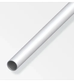 Ferramenta Per Mobili E Infissi-Alfer aluminium Tubo tondo 12x1 alluminio arg - 1 metro.