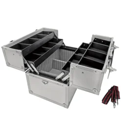 Valex Officina E Garage|Valigia portautensili estensibile in alluminio 5 scomparti 37x28x22 cm