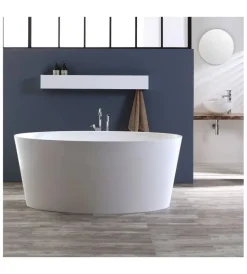 Sale Vasca da bagno "bolsena" bianca, 158x71,8x65 cm Ceramiche E Accessori