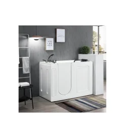 Vasca da bagno con sportello apertura a sinistra 133,4x67,3x101,6 cm Ceramiche E Accessori