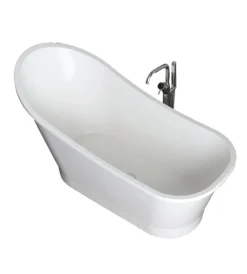 Ceramiche E Accessori|Vasca da bagno "resia" bianca, 159x80x49 cm