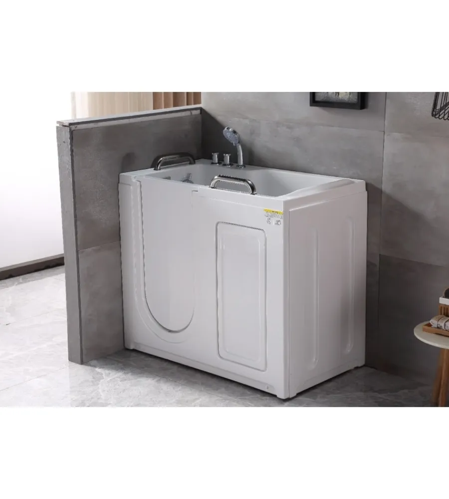 Ceramiche E Accessori- Vasca per anziani con sportello apertura a sinistra 110x63x97 cm