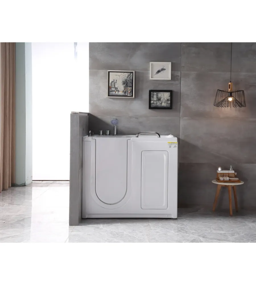 Ceramiche E Accessori- Vasca per anziani con sportello apertura a sinistra 110x63x97 cm