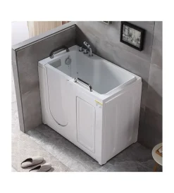Ceramiche E Accessori- Vasca per anziani con sportello apertura a sinistra 110x63x97 cm