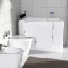 Online Vasca per anziani con sportello apertura a destra 133x69x90 cm Ceramiche E Accessori