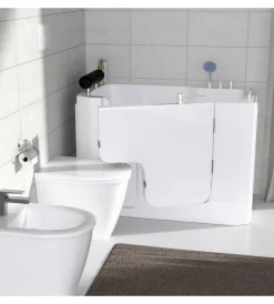 Online Vasca per anziani con sportello apertura a destra 133x69x90 cm Ceramiche E Accessori