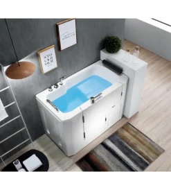 Ceramiche E Accessori|Vasca per anziani con sportello apertura a sinistra 133x67x90 cm