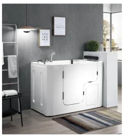 Ceramiche E Accessori|Vasca per anziani con sportello apertura a sinistra 133x67x90 cm