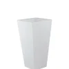 Clearance Vaso da giardino "geco" bianco 28x28x60cm, 1xe27 Illuminazione Per Esterno