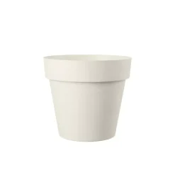 Coltivazione E Cura- Vaso da giardino "like" color bianco, 22 cm