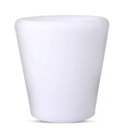 Illuminazione Per Esterno- Vaso decorativo per esterno con illuminazione led rgb 28x29 cm